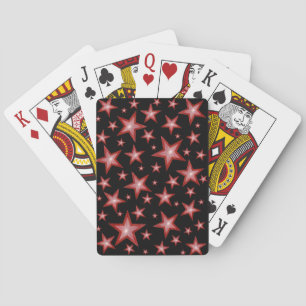 Red Stars Black-kort Spelkort