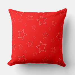 Red Stars Dekorativ kudde