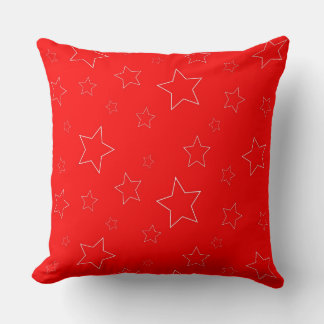 Red Stars Dekorativ kudde