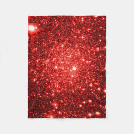 Red Stars Fleece Blanket