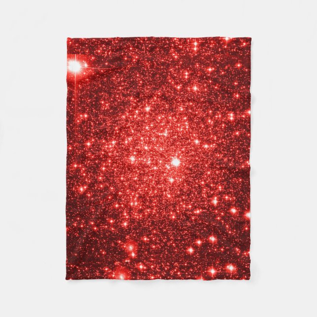 Red Stars Fleece Blanket (Framsidan)