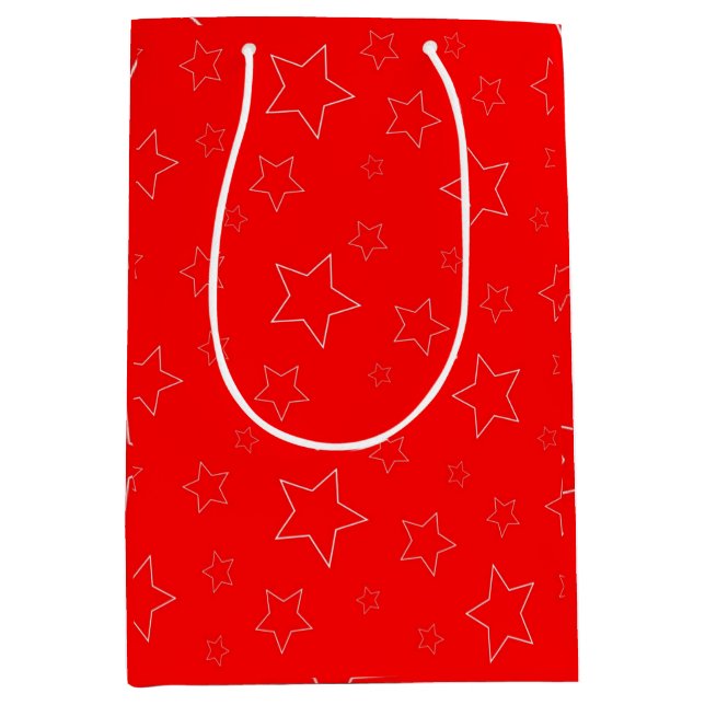 Red Stars Gift Bag (Framsidan)