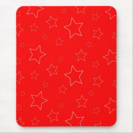 Red Stars Mousepad Musmatta