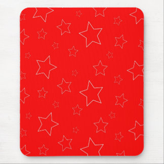 Red Stars Mousepad Musmatta