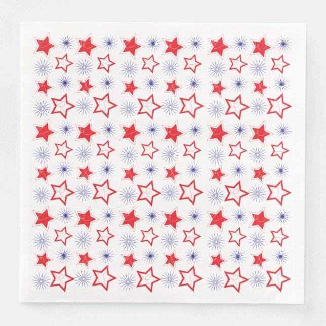 Red Stars Pappra blöjor Pappersservett (Framsida)