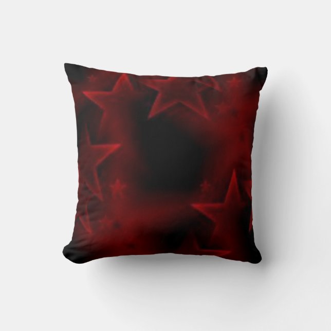 Red Stars Pillow Kudde (Framsida)
