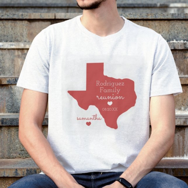 Red State of Texas Family Reunion T-Shirt (Skapare uppladdad)