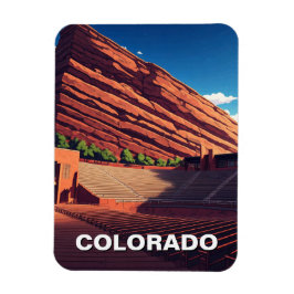 Red Sten Amphitheater Colorado Magnet