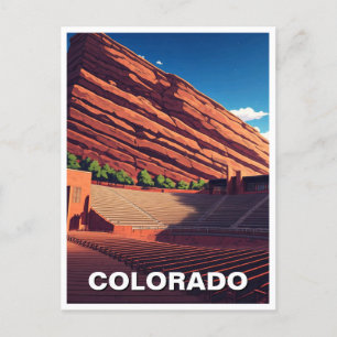 Red Sten Amphitheater Colorado Vykort