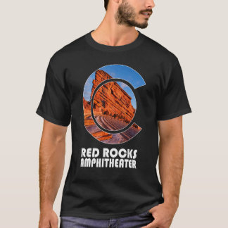 Red Sten Amphitheater Morrison Colorado Concerts T Shirt