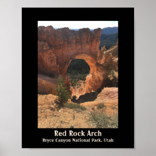 Red Sten Arch Bryce Canyon nationalpark Utah Poster
