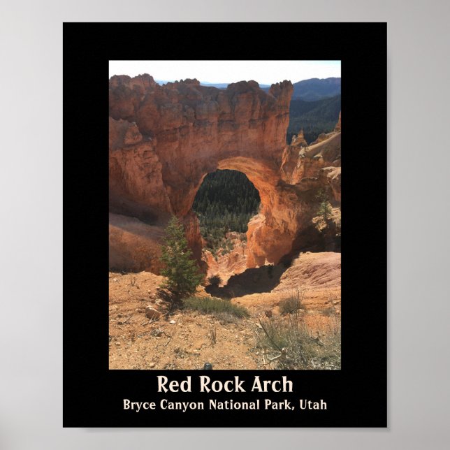 Red Sten Arch Bryce Canyon nationalpark Utah Poster (Framsidan)