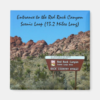 Red Sten Canyon 2-tums Magnet
