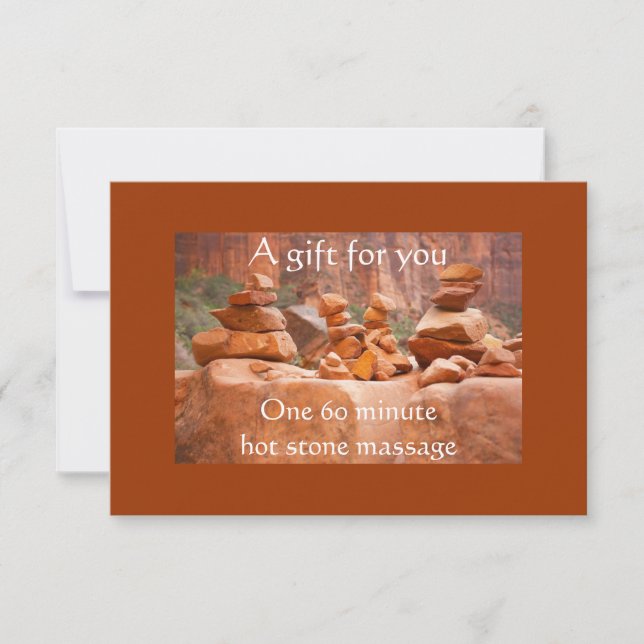 Red Sten Canyon Gift Certificate (Framsida)