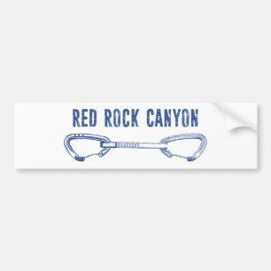 Red Sten Canyon klättring Quickdraw Bildekal