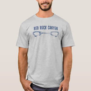 Red Sten Canyon klättring Quickdraw T Shirt