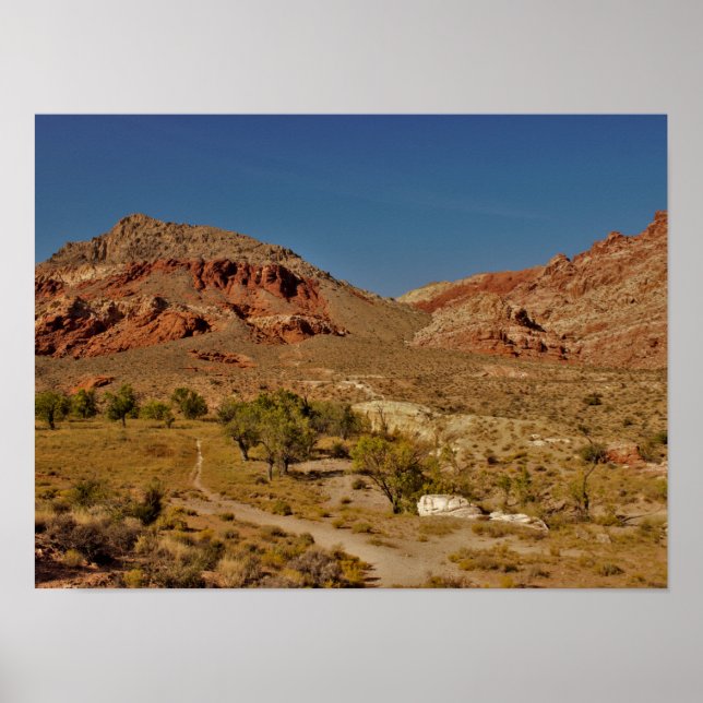 Red Sten Canyon Las Vegas Nevada Poster (Framsidan)