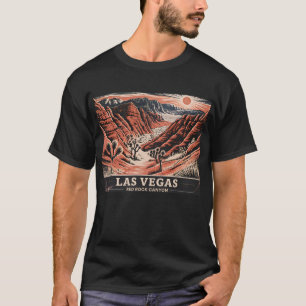 Red Sten Canyon Las Vegas Retro Vintage resor WPA T Shirt