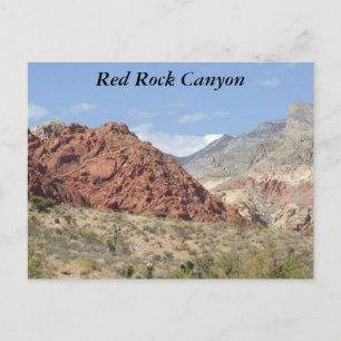 Red Sten Canyon, Mojave Desert, Near Las Vegas Vykort