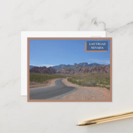 Red Sten Canyon Nature Las Vegas Nevada Desert Vykort