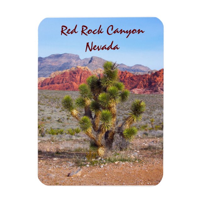 Red Sten Canyon Near Las Vegas, Nevada Magnet (Vertikal)