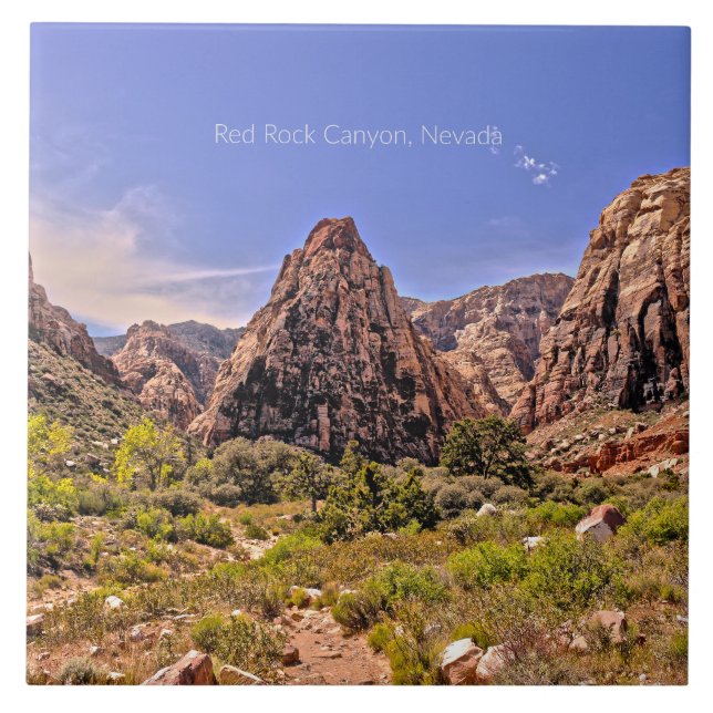 Red Sten Canyon, Nevada Kakelplatta (Framsidan)