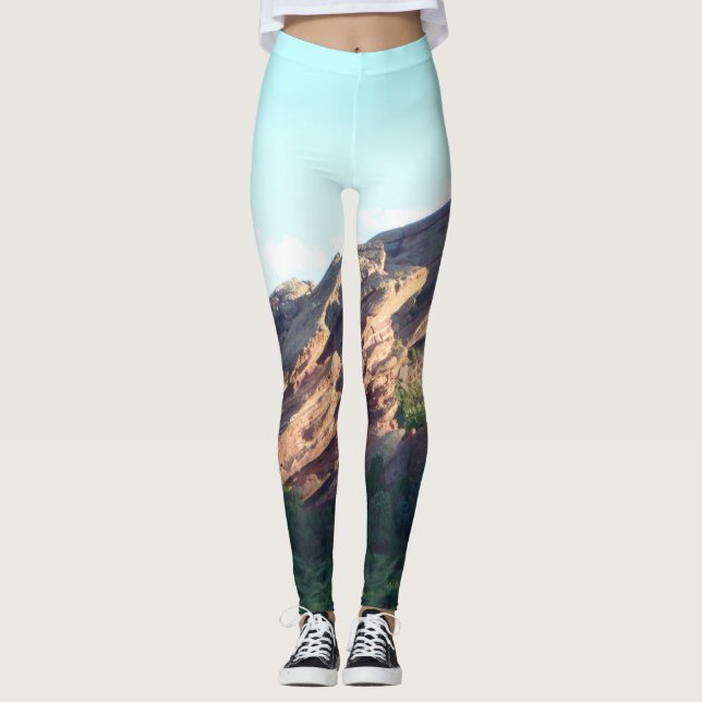 Red Sten Colorado Mountain Leggings (Framsida)