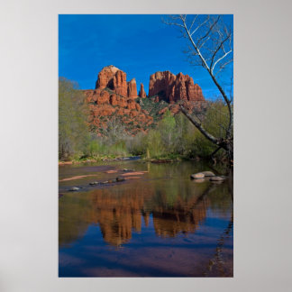 Red Sten Crossing in Sedona Winter 4038 Poster