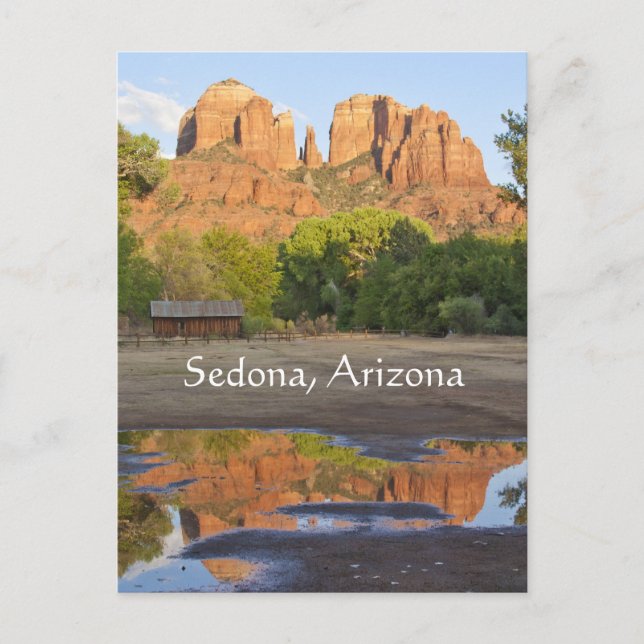 Red Sten Crossing Sedona, AZ Vykort (Framsida)