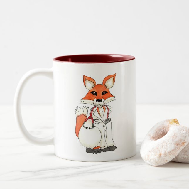 Red Sten Fox Mugg (Med munk)