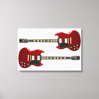 RED STEN GUITARS 16x24 Canvastryck