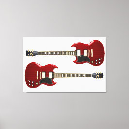 RED STEN GUITARS 32x48 Canvastryck