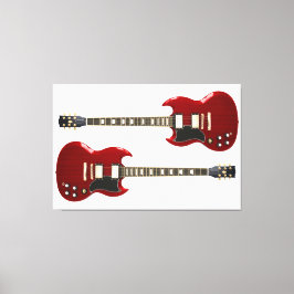 RED STEN GUITARS 40x60 Canvastryck