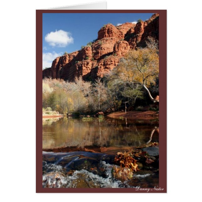 Red Sten Hälsningskort (Framsidan)