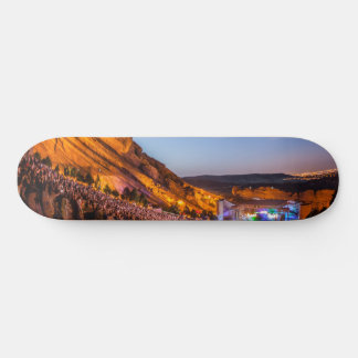 Red Sten Nattkonsertskateboard Mini Skateboard Bräda 18,5 Cm