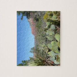 Red Sten och Cacti I Pussel