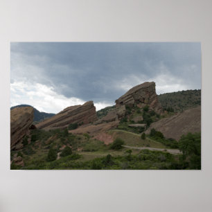 Red Sten Park Colorado Poster