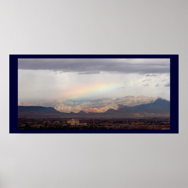 Red Sten Rainbow Poster (Framsidan)
