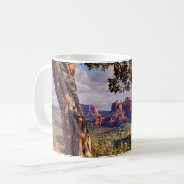 Red Sten | Sedona Arizona Kaffemugg (Framsida vänster)