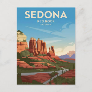 Red Sten, Sedona, Arizona Vykort
