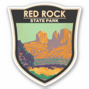 Red Sten State Park Arizona Vintage Klistermärken