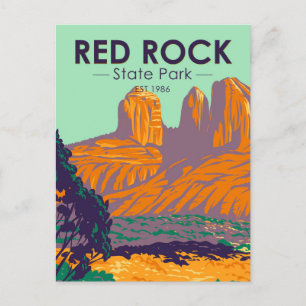 Red Sten State Park Arizona Vintage Vykort