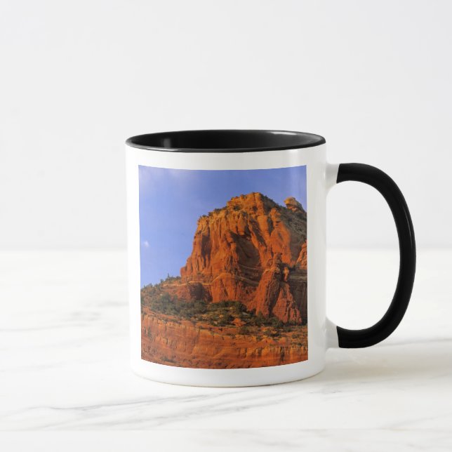 Red Sten vid Sterlingen Canyon i Sedona Arizona Mugg (Höger)