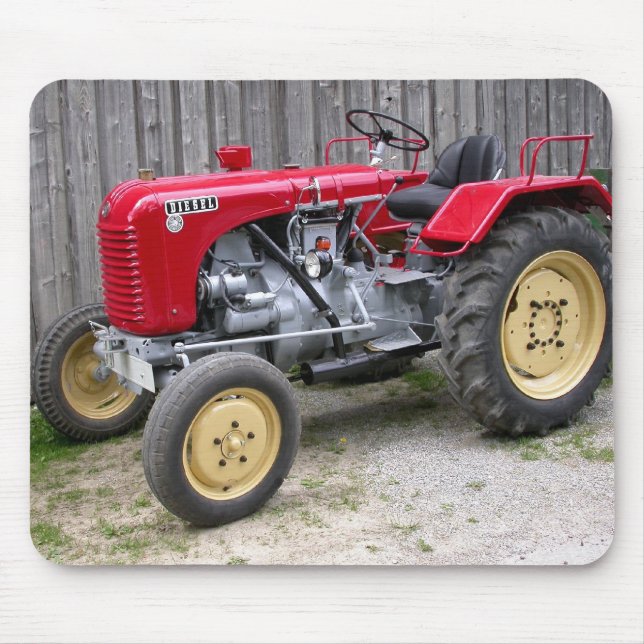 Red Steyr Tractor Musmatta (Framsidan)