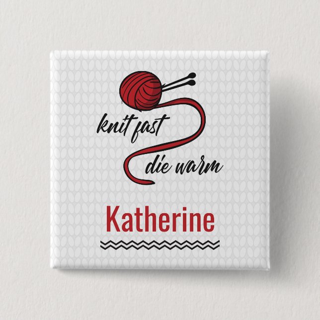 Red Sticka Fast, Die Warm Knapp (Framsida)