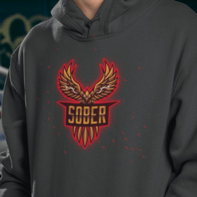 Red Stigning Phoenix Hoodie (Skapare uppladdad)