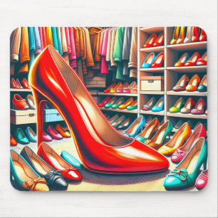 Red Stiletto in Closet Musmatta