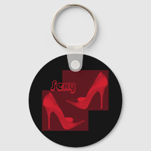 Red Stilettos Nyckelring