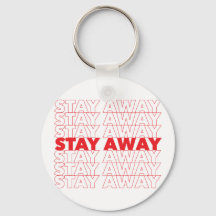 Red Stop Away Social Avstånd