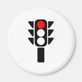 Red Stoplight Magnet